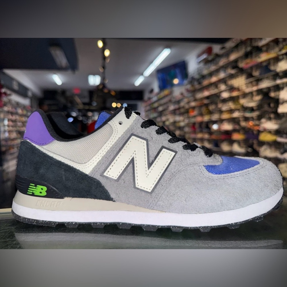Size 10 - New Balance 574 Grey Purple